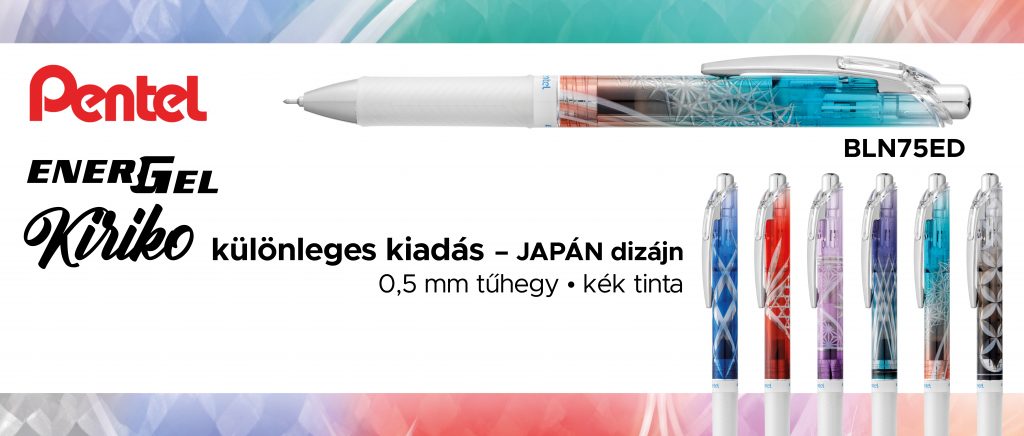 Pentel EnerGel Kiriko Edition – Japán művészet prémium írásélménnyel